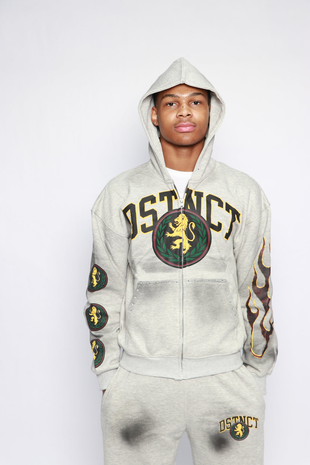 Grey "Leo Lion" Sweatsuit