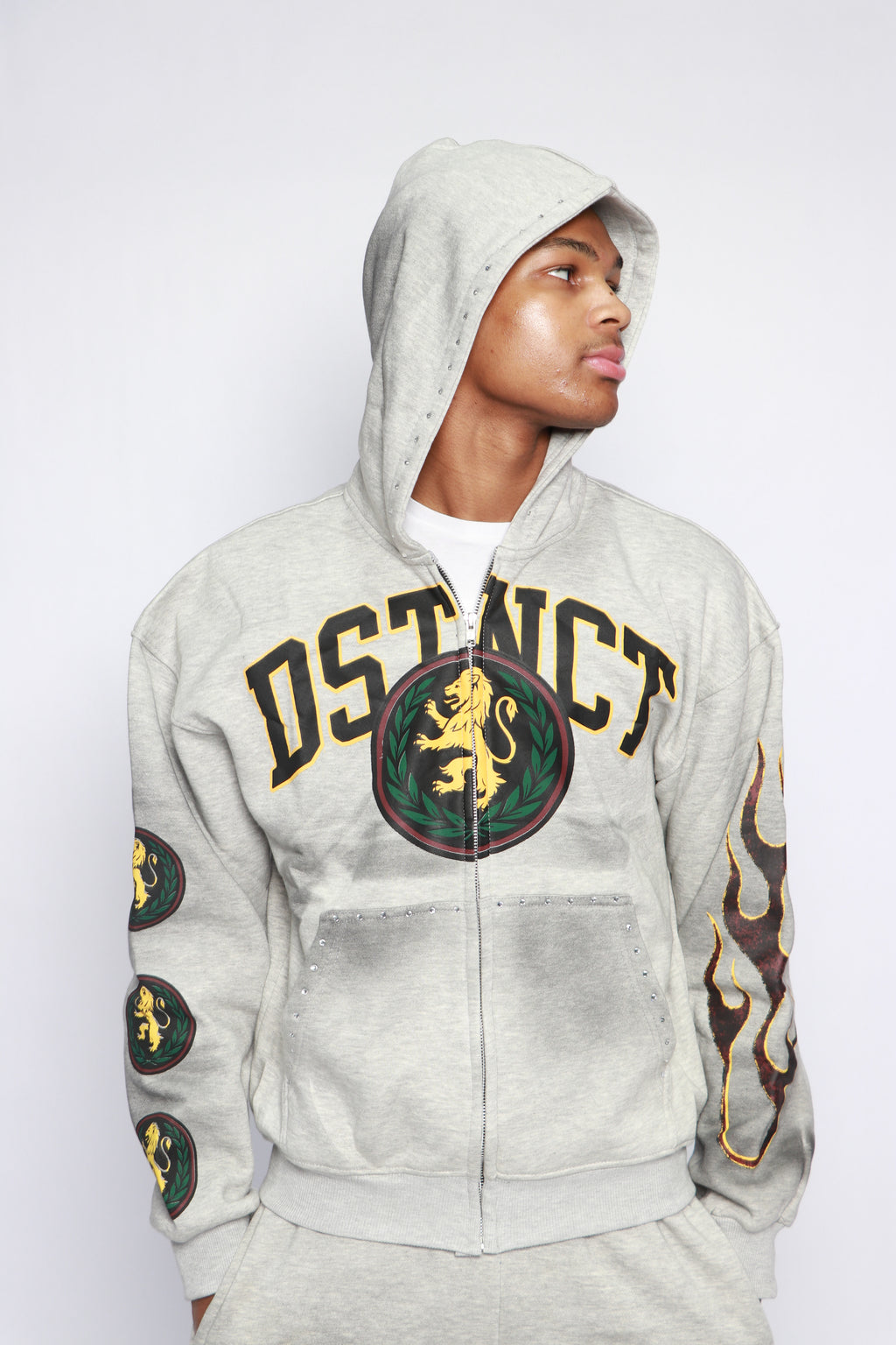 Grey "Leo Lion" Sweatsuit