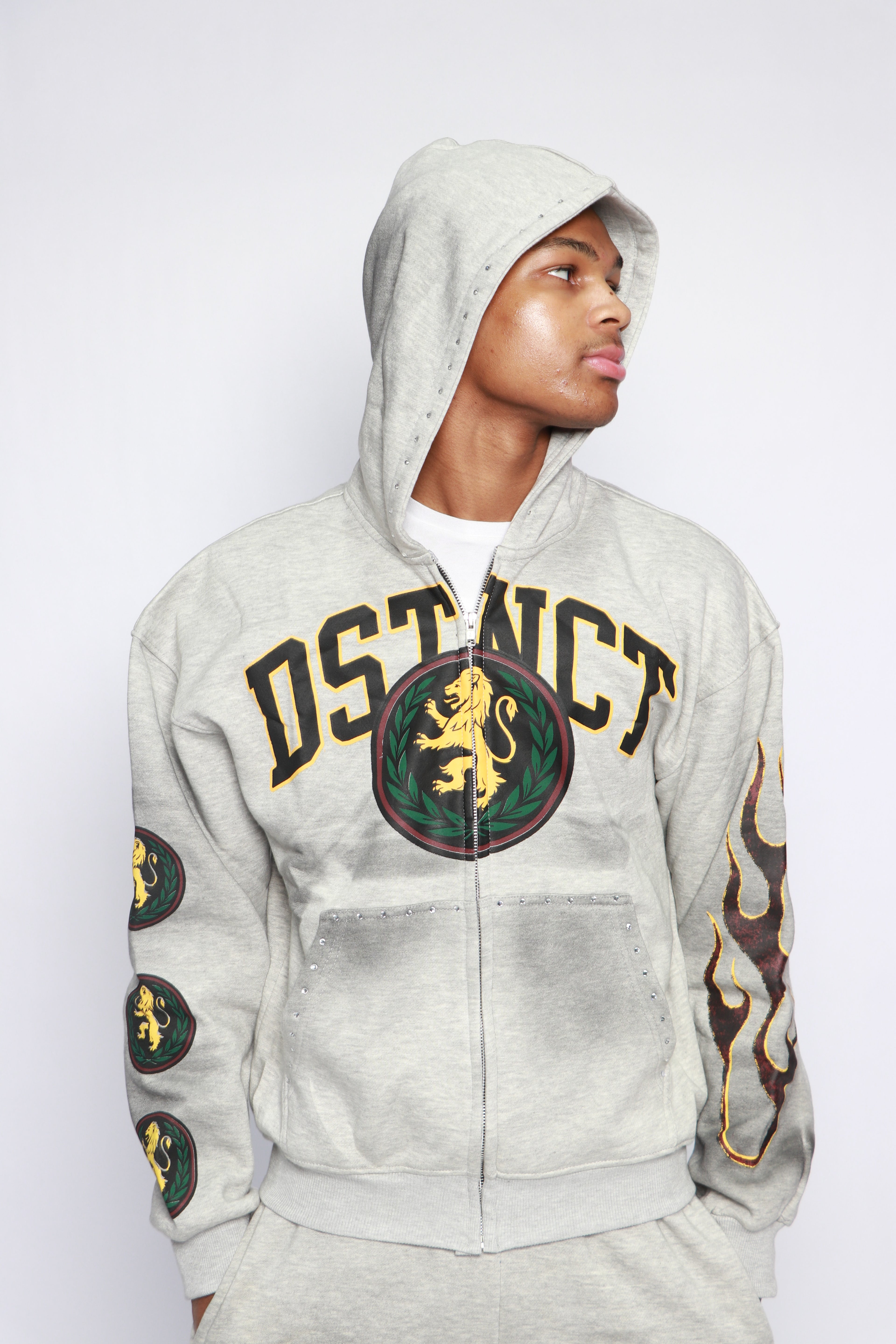 Grey "Leo Lion" Sweatsuit