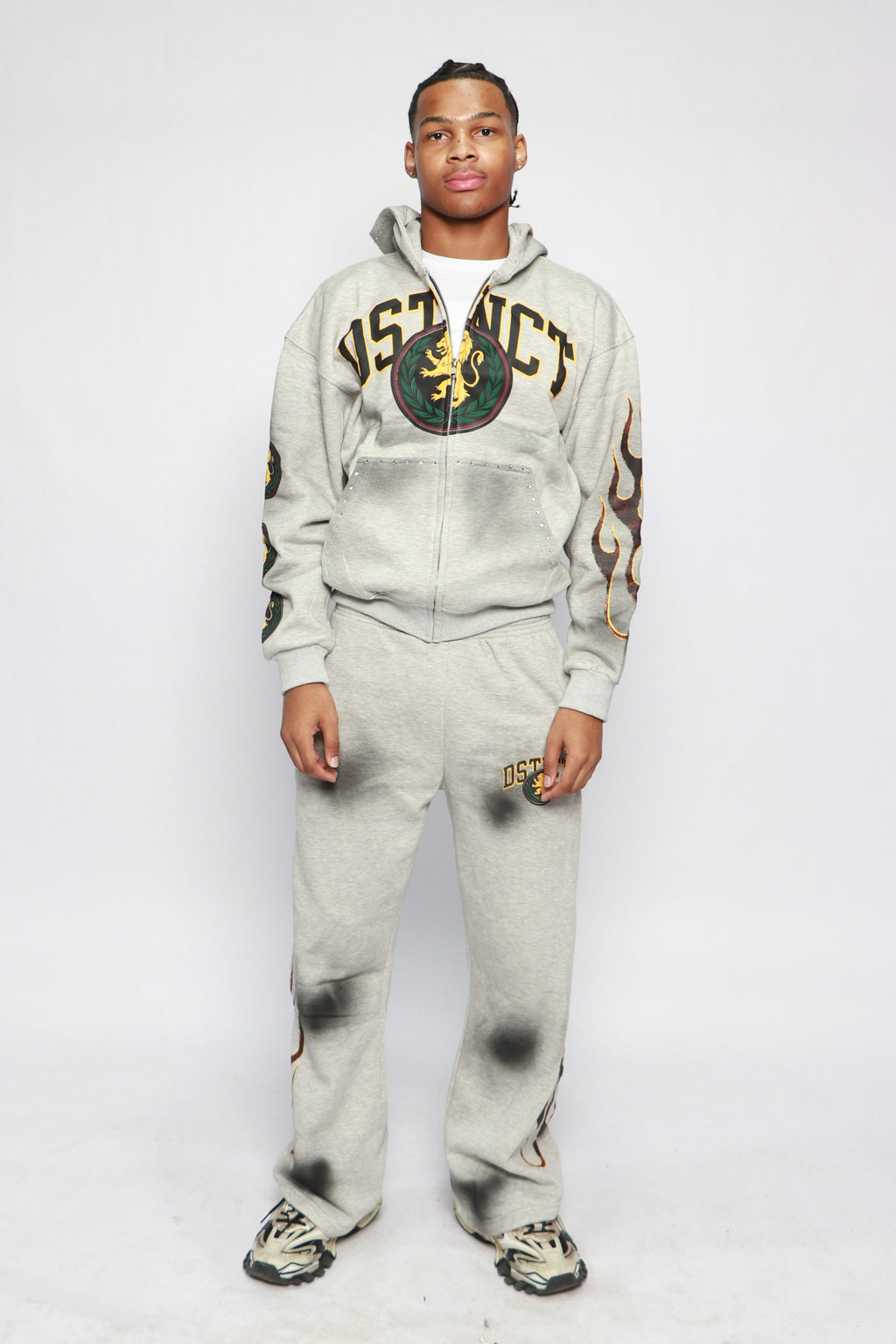 Grey "Leo Lion" Sweatsuit