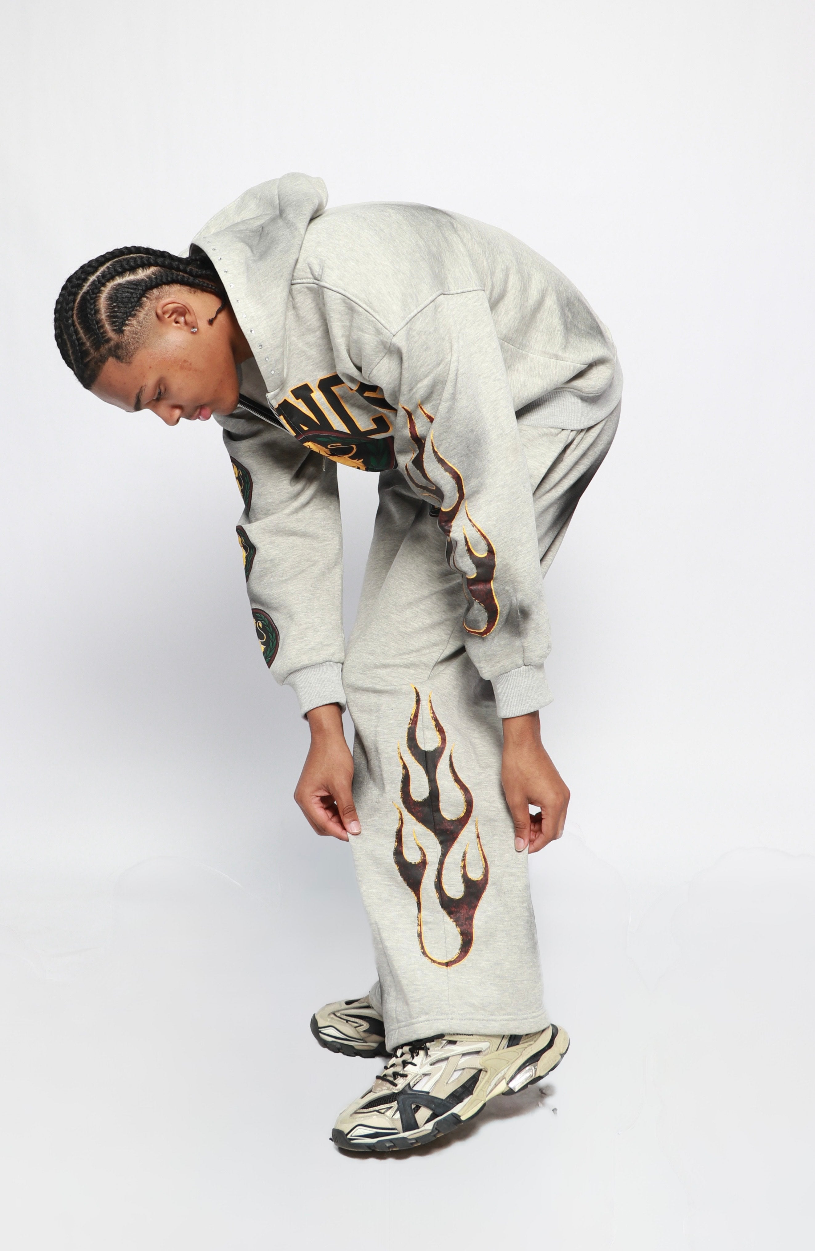 Grey "Leo Lion" Sweatsuit